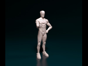 Cyborg 01 3D Print Model