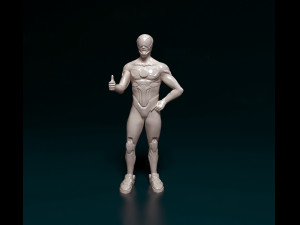 Cyborg 01 3D Print Model