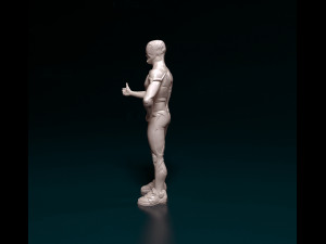 Cyborg 01 3D Print Model