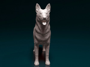 Czechoslovakian Wolf Modelo de Impressão 3D