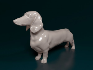 Dachshund 3D Print Model