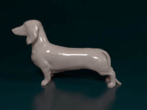Dachshund 3D Print Model