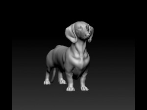 Dachshund 3D Print Model