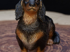 Dachshund long haired Modelo de Impressão 3D