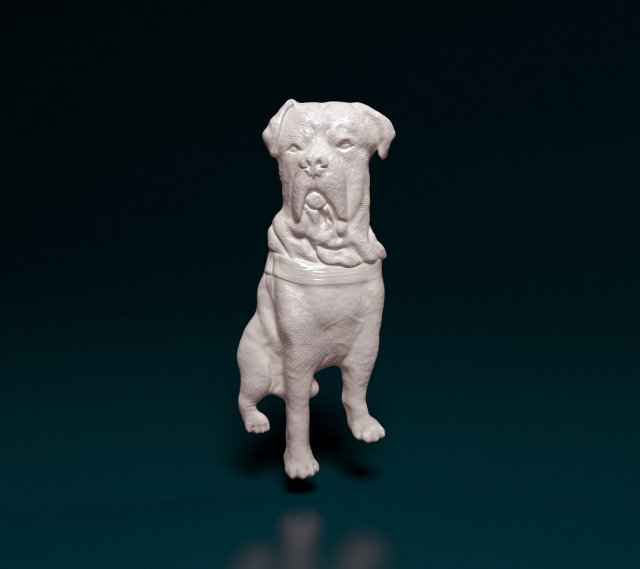 Mastino Napolitano Bas-relief Modelo de impresión 3D .c4d .max .obj .3ds .fbx .stl .blend 