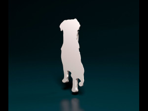 Mastino Napolitano Bas-relief Modelo de impresión 3D