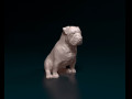 English bulldog sitting 3D प्रिंट मॉडल
