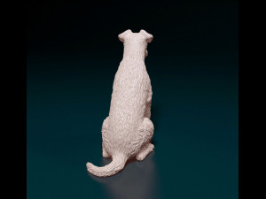 Wire Fox terrier 3D Baskı Modeli