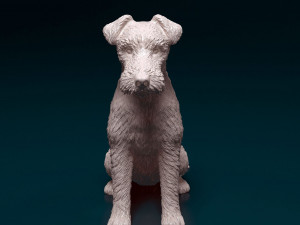 Wire Fox terrier 3D Baskı Modeli