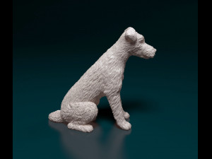 Wire Fox terrier 3D Baskı Modeli