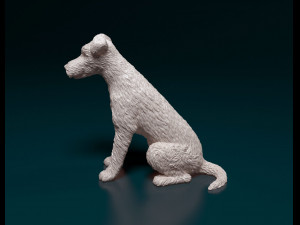 Wire Fox terrier 3D Baskı Modeli