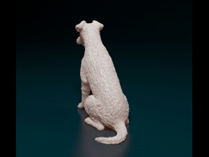 Wire Fox terrier 3D Baskı Modeli