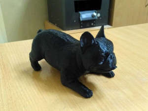 French Bulldog lying down 3D प्रिंट मॉडल
