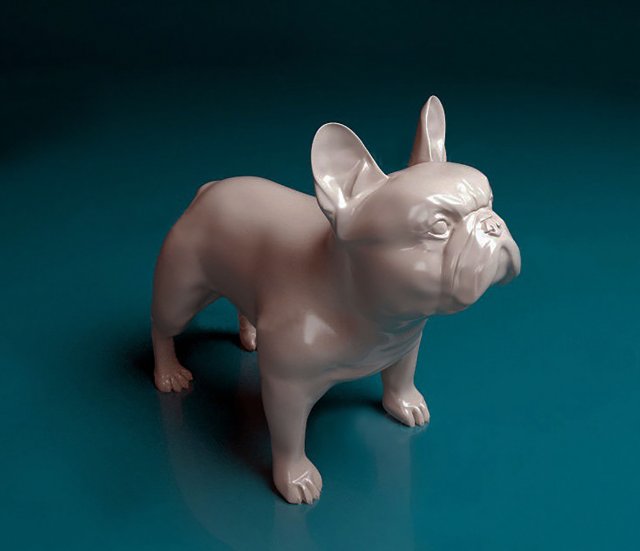 French Bulldog Modelo de impresión 3D .c4d .max .obj .3ds .fbx .stl .blend 