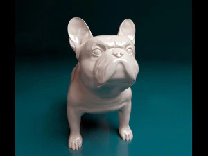 French Bulldog 3D Print Model