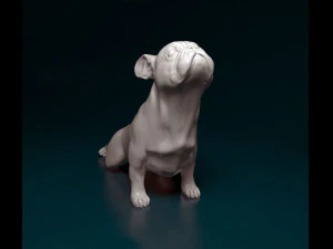 French Bulldog 2 3D Print Model