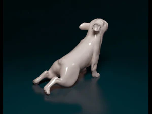 French Bulldog 2 3D Print Model