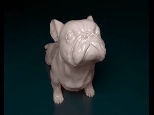 French Bulldog 2 Modèles 3D en vedette