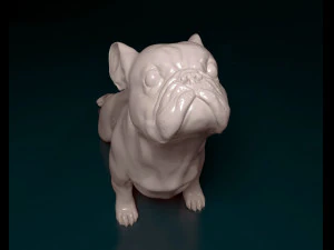 French Bulldog 2 3D Print Model