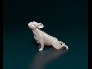 French Bulldog 2 3D Print Model