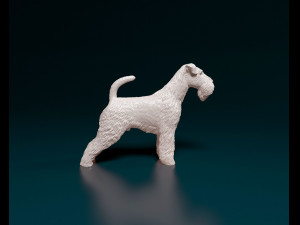 Welsh terrier 3D 打印模型