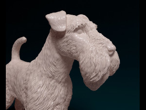 Welsh terrier 3D 打印模型