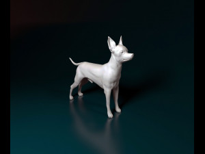 Toy terrier 3D Print Model