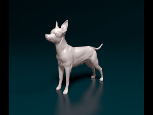 Toy terrier 3D Print Model