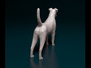 Smooth Fox terrier 3D Print Model