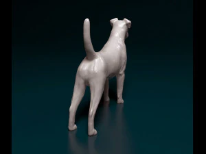 Smooth Fox terrier 3D Print Model