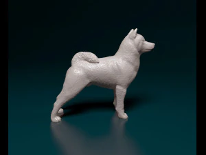 Shiba Inu 3D Print Model