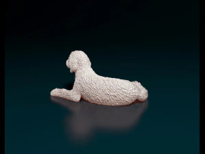 Old English sheepDog 3D Print Model
