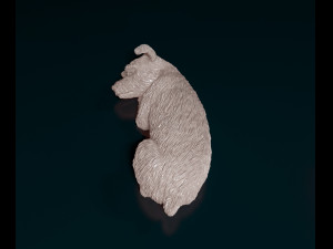 Sleeping Schnauzer Modello di stampa 3D