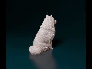 Spitz dog 3D Print Model