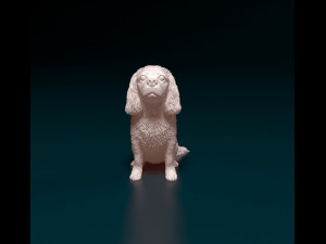 Cavalier King Charles Spaniel 3Dプリントモデル