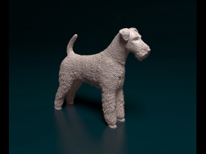 Airedale terrier Modelo de impresión 3D