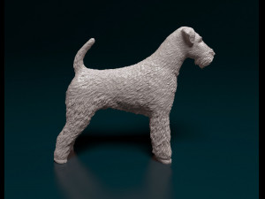 Airedale terrier Modelo de Impressão 3D