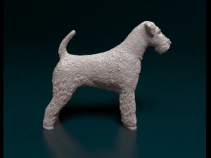 Airedale terrier 3D Print Model