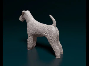 Airedale terrier 3D Print Model