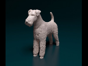 Airedale terrier Modelo de Impressão 3D