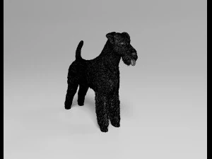 Airedale terrier 3D Print Model