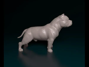 American Bully 3D Print Model