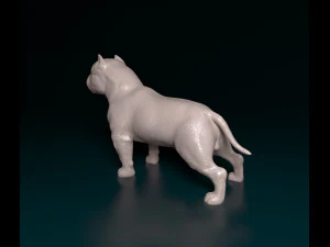 American Bully 3D Print Model