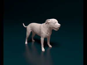 Staffordshire bull terrier 4 Modelo de impresión 3D
