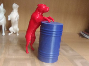 Staffordshire bull terrier 5 Modèles 3D en vedette