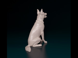 German shepherd dog 3D Baskı Modeli
