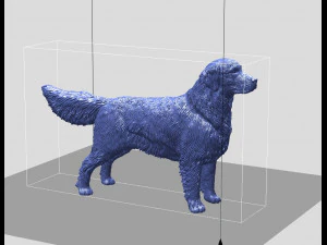 Golden Retriever 3D Print Model