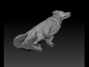 Golden Retriever 3D Print Model