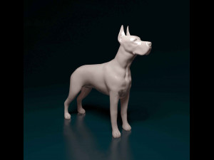 Great Dane dog Modelo de impresión 3D