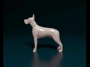 Great Dane dog 3D Print Model